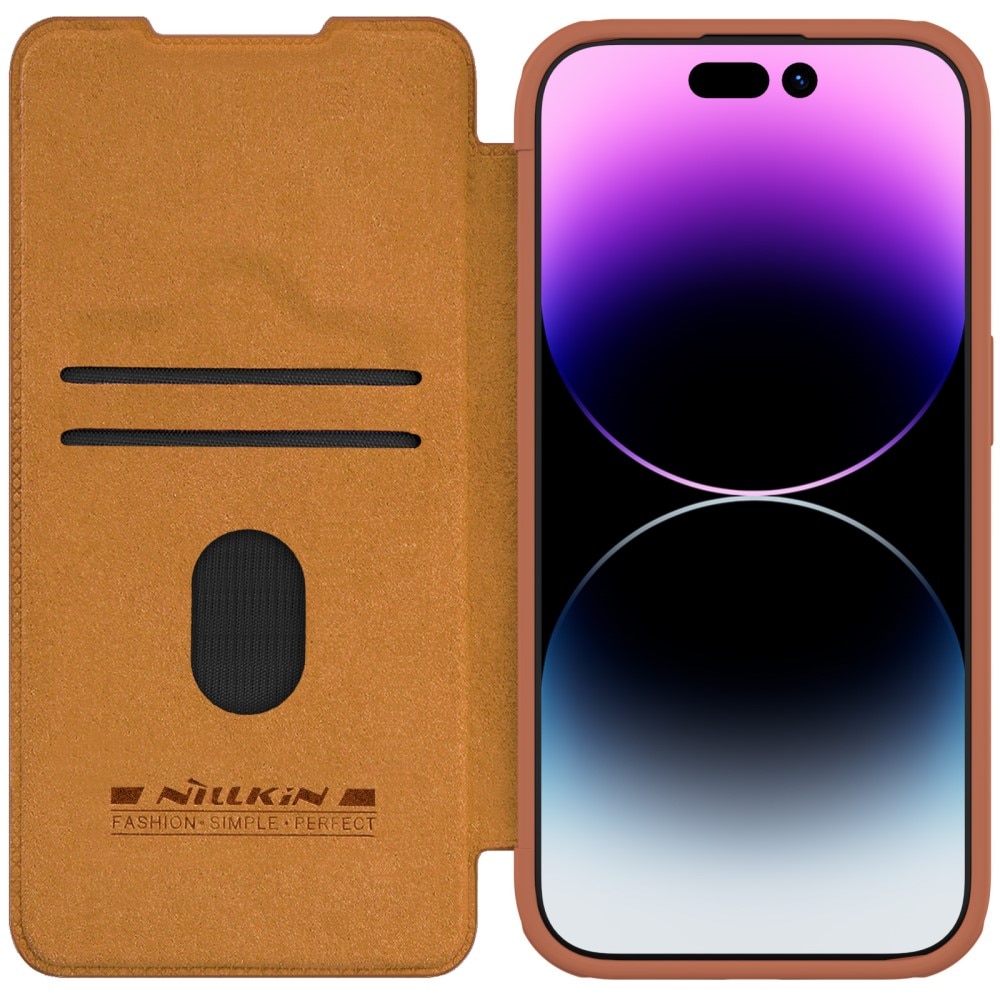 Qin Pro CamShield iPhone 15 Pro Max Brown