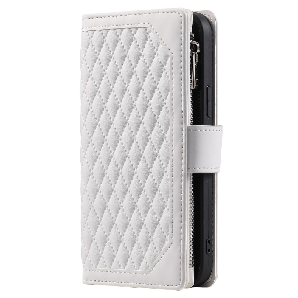 Lommebokveske Samsung Galaxy S24 Plus Quilted Hvit