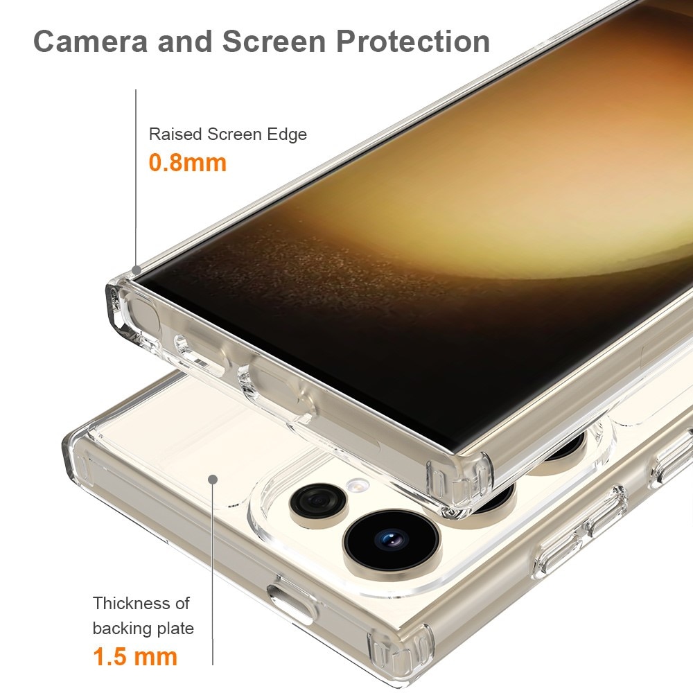 Hybriddeksel MagSafe Samsung Galaxy S24 Ultra gjennomsiktig