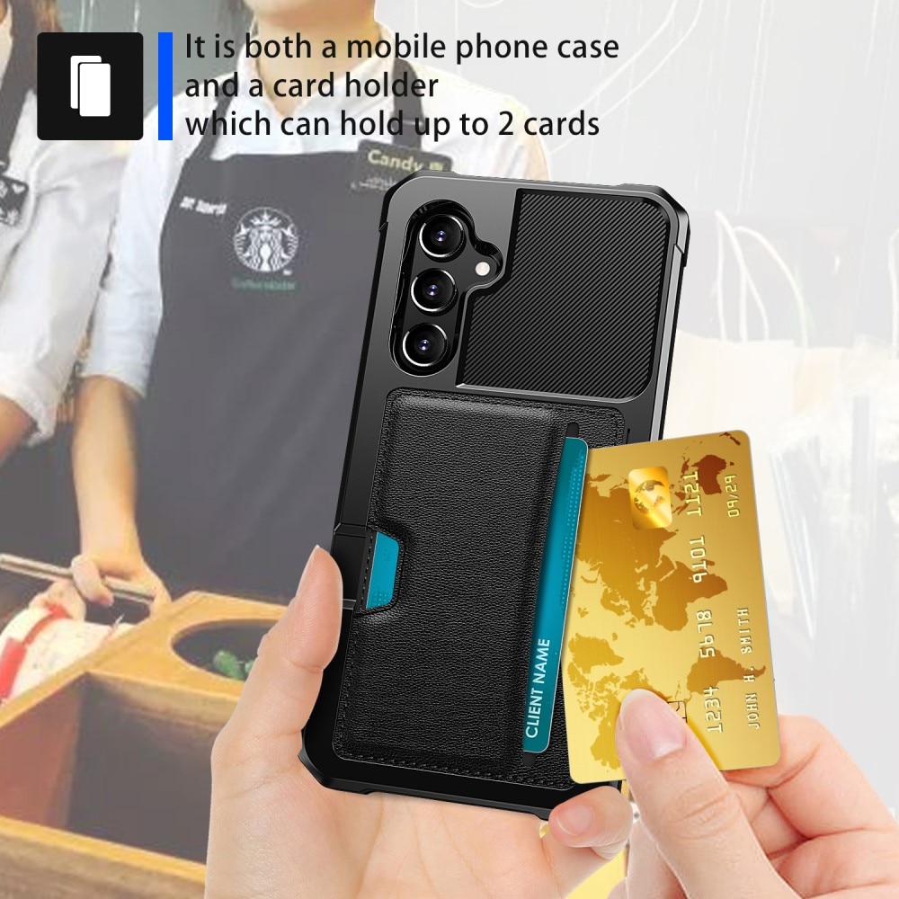 Tough Card Case Samsung Galaxy A55 svart