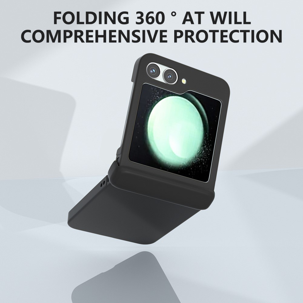 Hard Case Rubberized Hinge Protection Samsung Galaxy Z Flip 6 svart