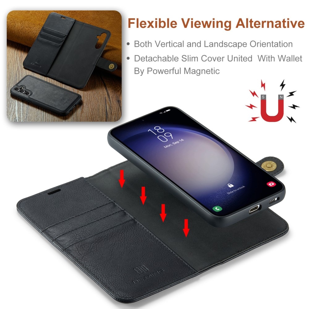 Magnet Wallet Samsung Galaxy A55 Black