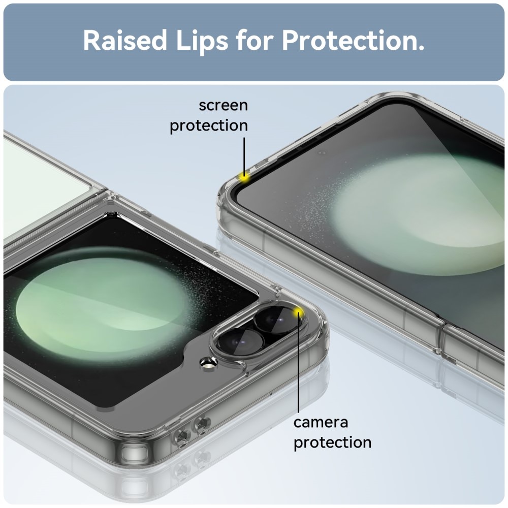 Samsung Galaxy Z Flip 6 Sett med Deksel og Skjermbeskyttelse