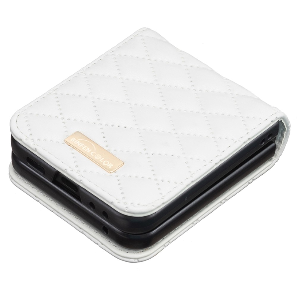 Deksel Samsung Galaxy Z Flip 6 Quilted hvit