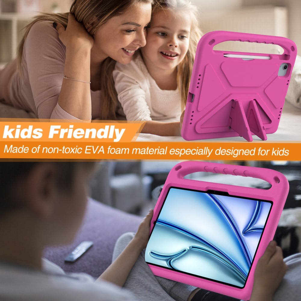 Etui EVA med håndtak for iPad Pro 11 5th Gen (2024) rosa