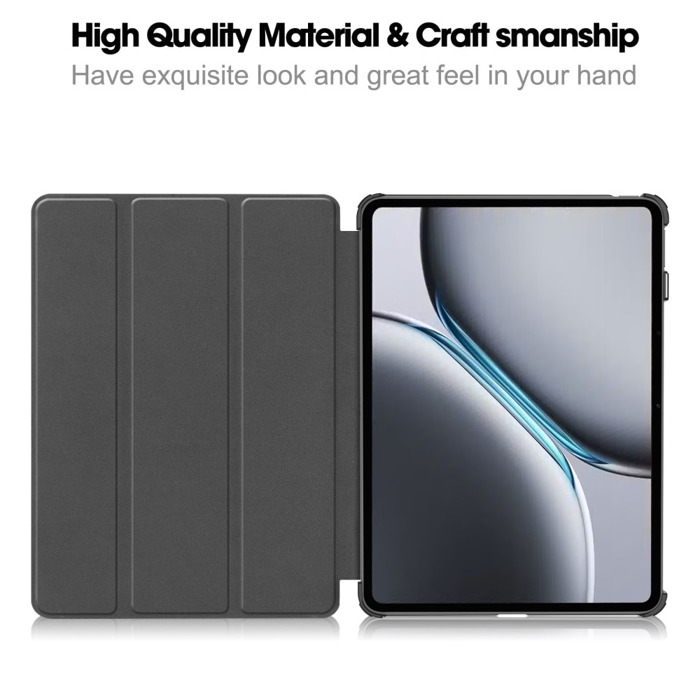 OnePlus Pad 2 Etui Tri-fold svart