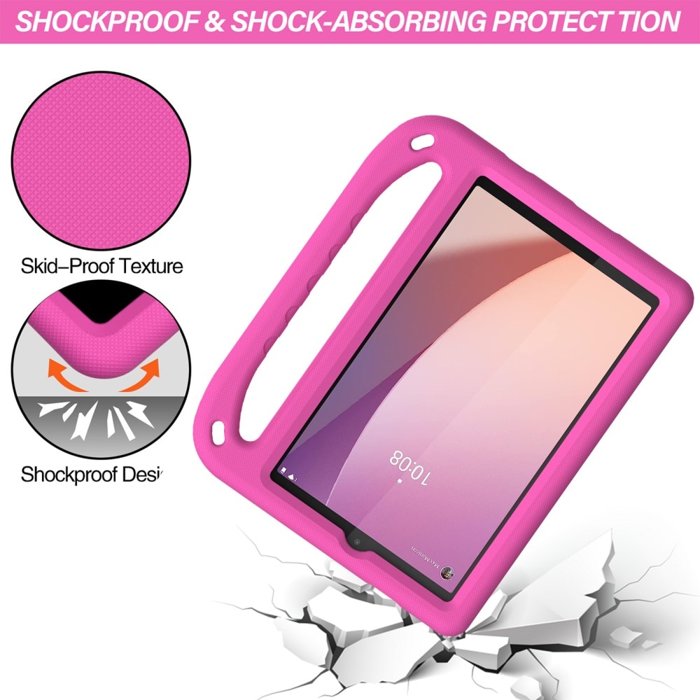 Etui EVA med håndtak for Lenovo Tab M8 (4th Gen) rosa