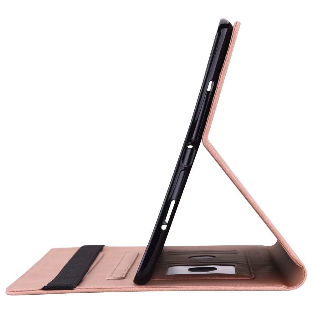 Lærveske Sommerfugler Lenovo Tab M10 5G rosa