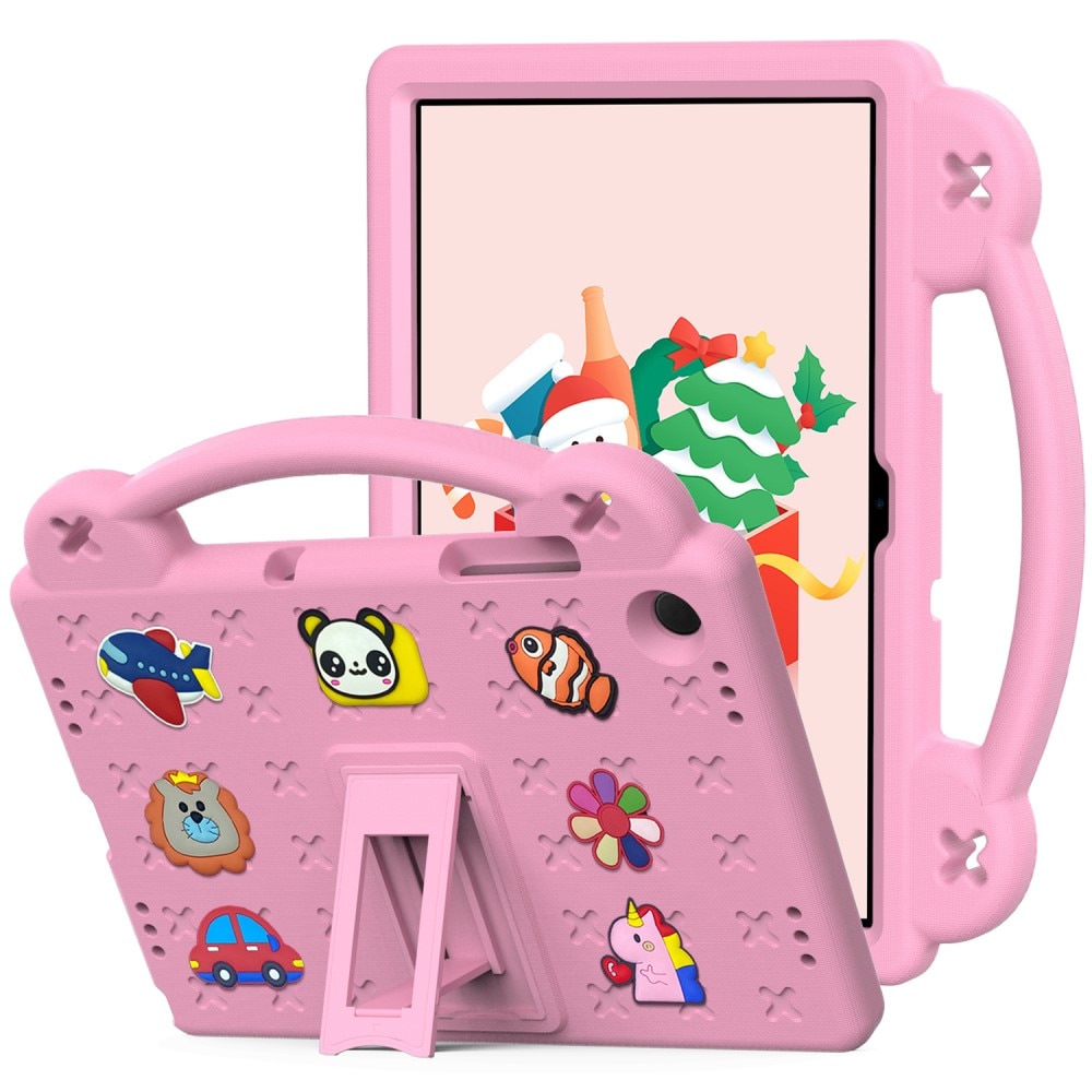 Støtsikker EVA Deksel Kickstand Samsung Galaxy Tab A9 Plus rosa