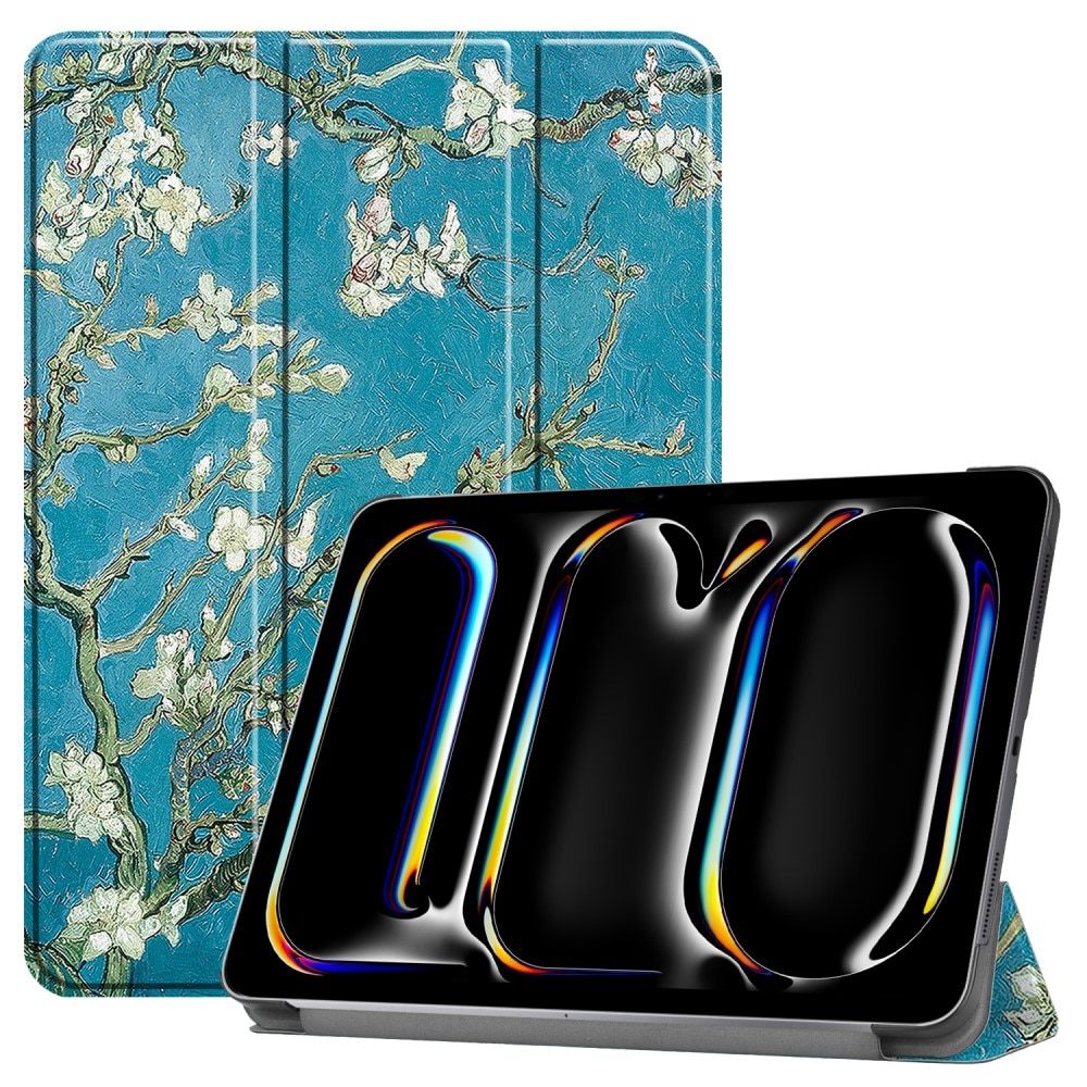 Etui Tri-fold iPad Pro 11 5th Gen (2024) - Kirsebærblomster