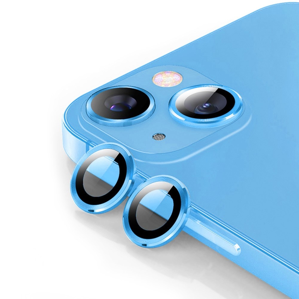 Linsebeskyttelse  Aluminium iPhone 14 Plus blå
