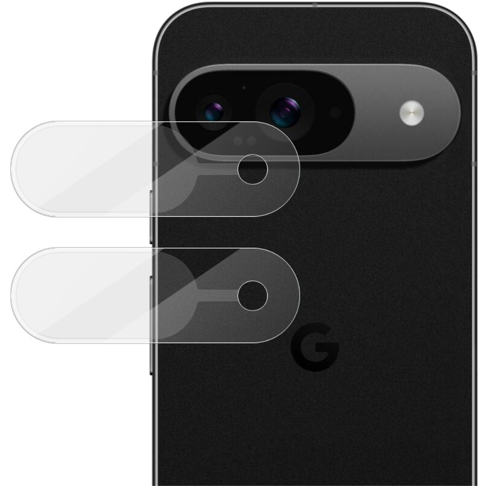 2-pack Herdet Glass Linsebeskyttelse Google Pixel 9 gjennomsiktig