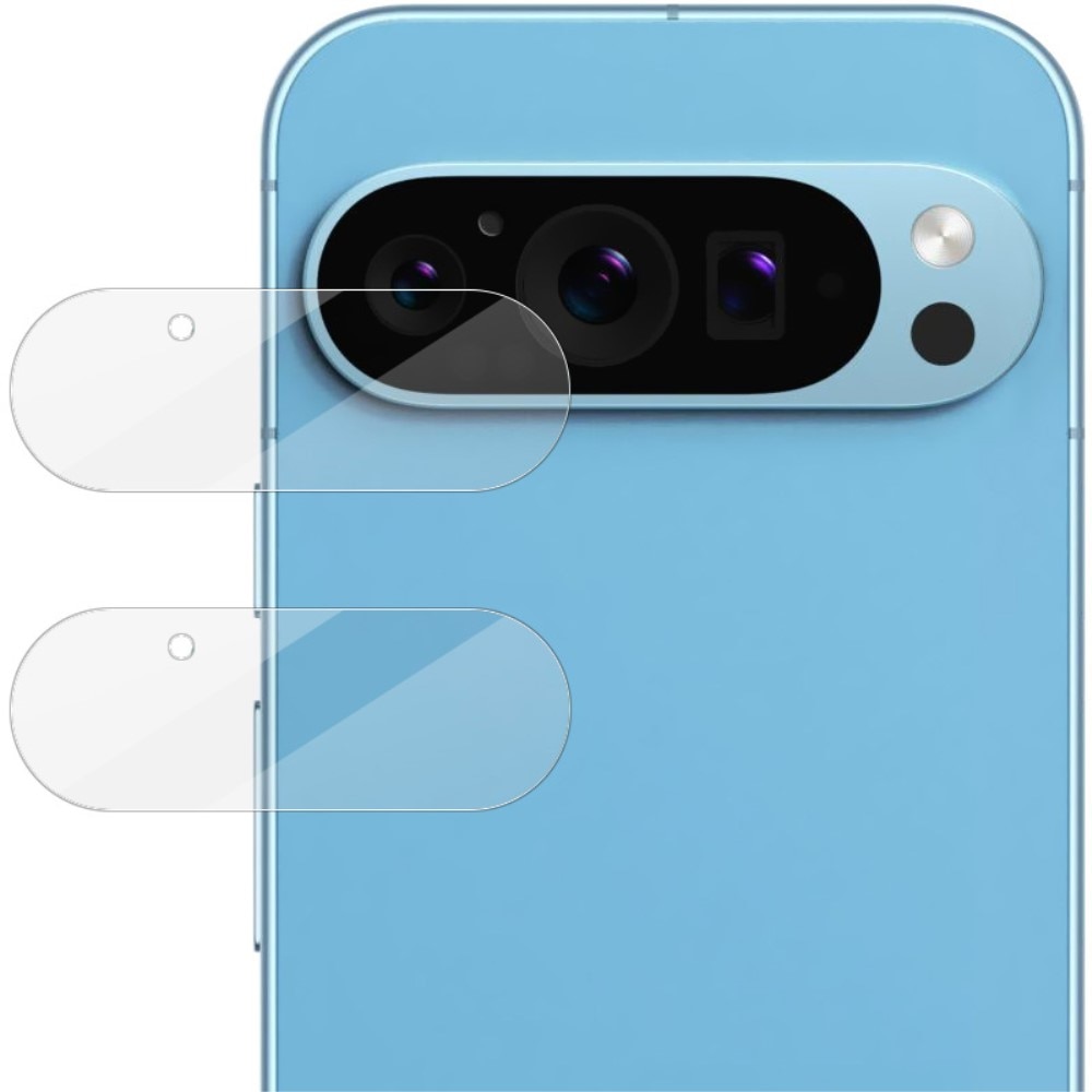 2-pack Herdet Glass Linsebeskyttelse Google Pixel 9 Pro XL gjennomsiktig