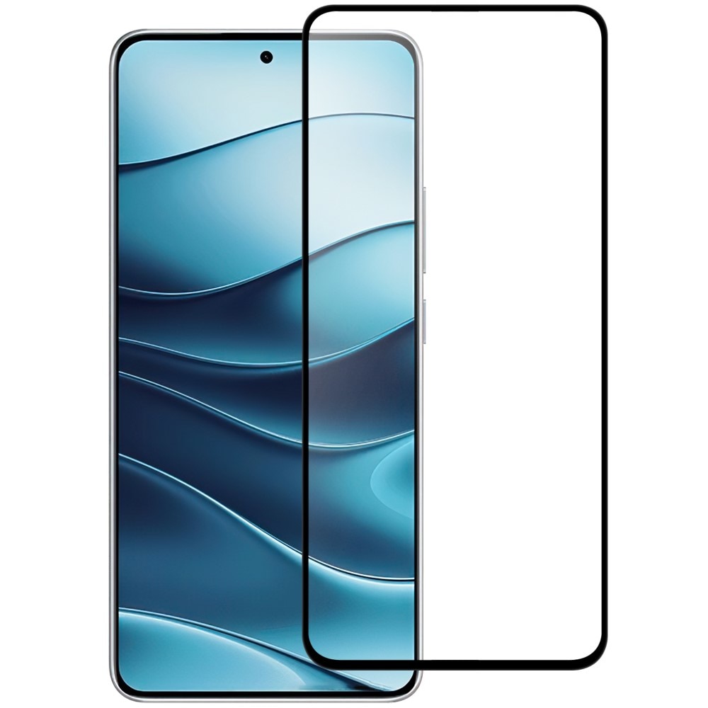 Heldekkende Skjermbeskytter Herdet Glass Xiaomi Redmi Note 14 svart