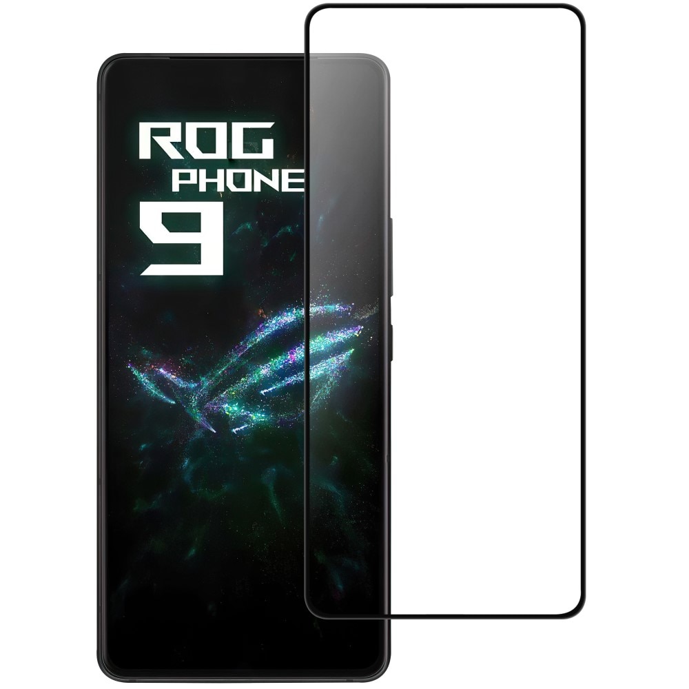 Heldekkende Skjermbeskytter Herdet Glass Asus ROG Phone 9 svart