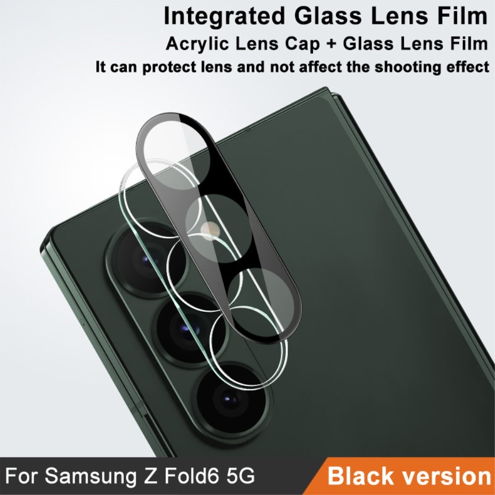 Herdet Glass Linsebeskyttelse Samsung Galaxy Z Fold 6 svart