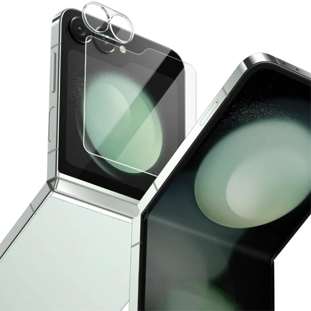Herdet Glass Linsebeskyttelse + Skjermbeskytter Samsung Galaxy Z Flip 6