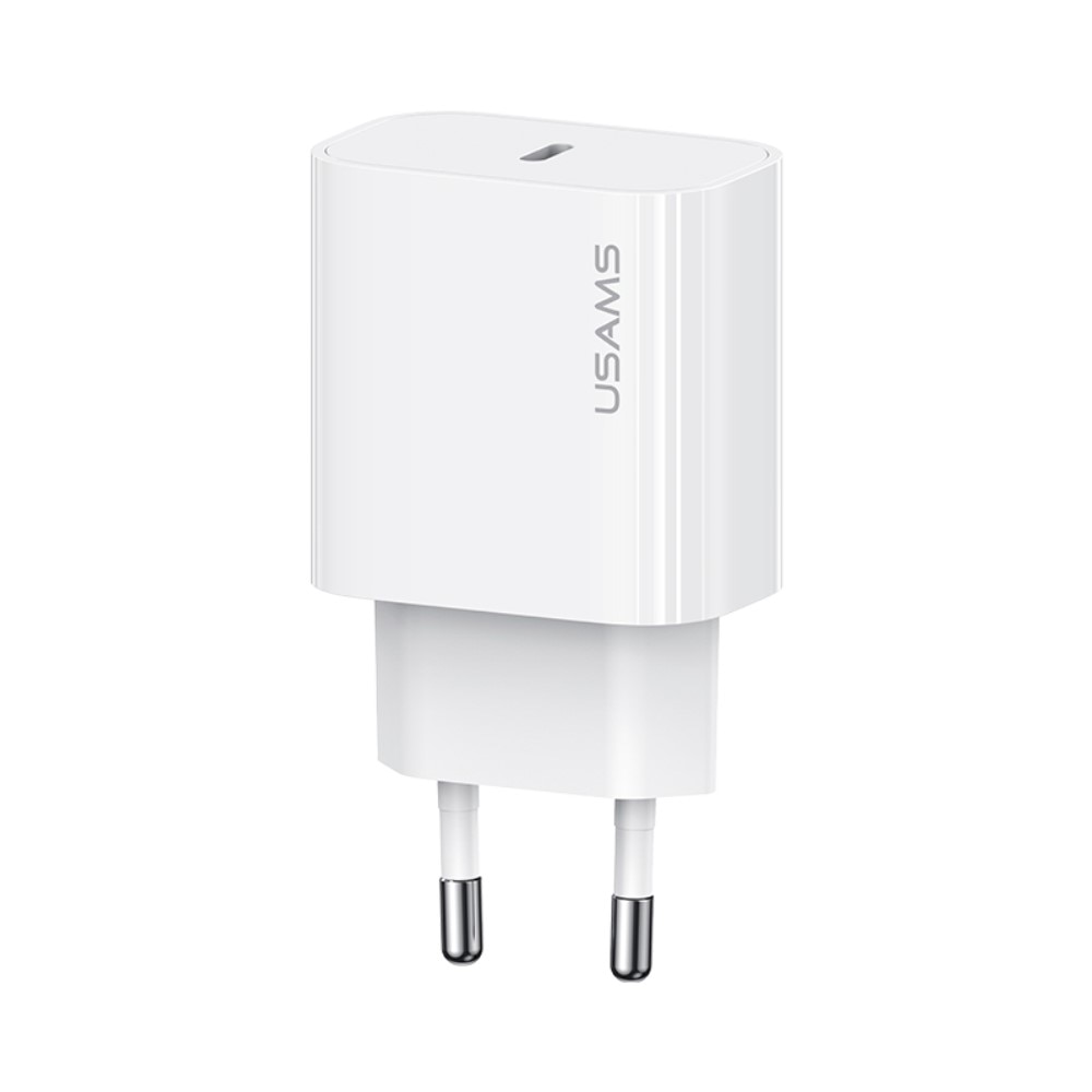 Vegglader USB-C 20W hvit