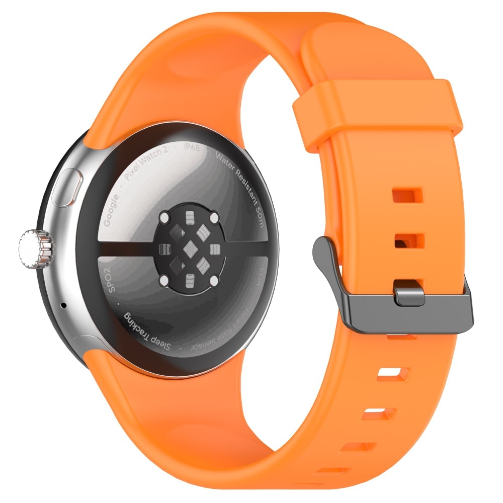 Google Pixel Watch 3 XL 45mm Reim Silikon oransje