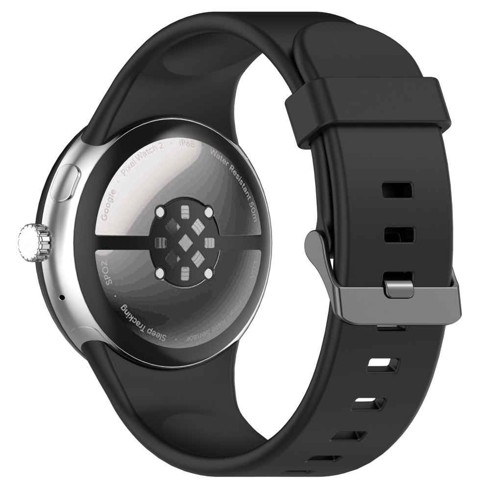 Google Pixel Watch 3 XL 45mm Reim Silikon svart