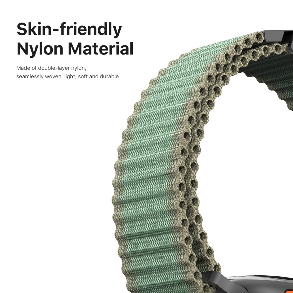 Active Nylon Reim Apple Watch SE 44mm grønn