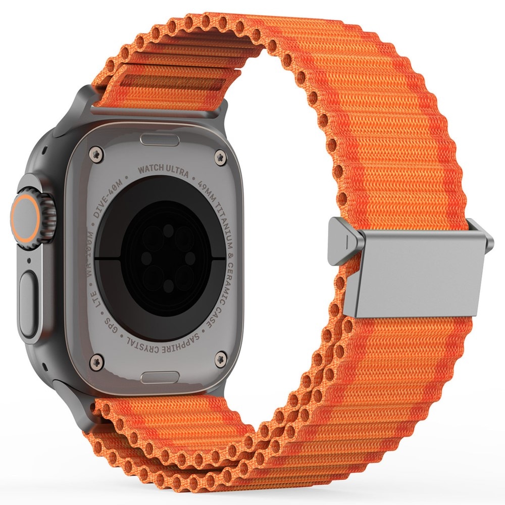 Active Nylon Reim Apple Watch SE 44mm oransje