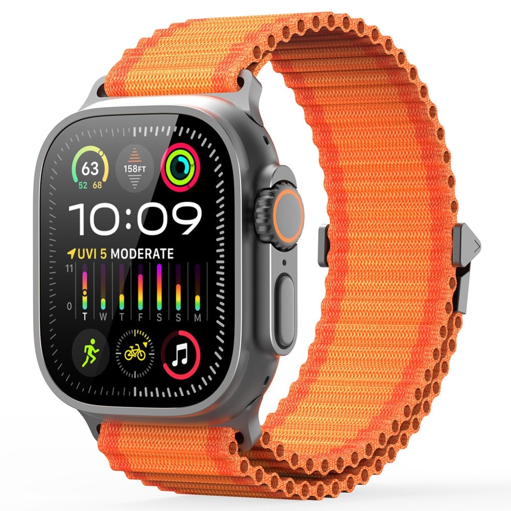 Active Nylon Reim Apple Watch SE 44mm oransje