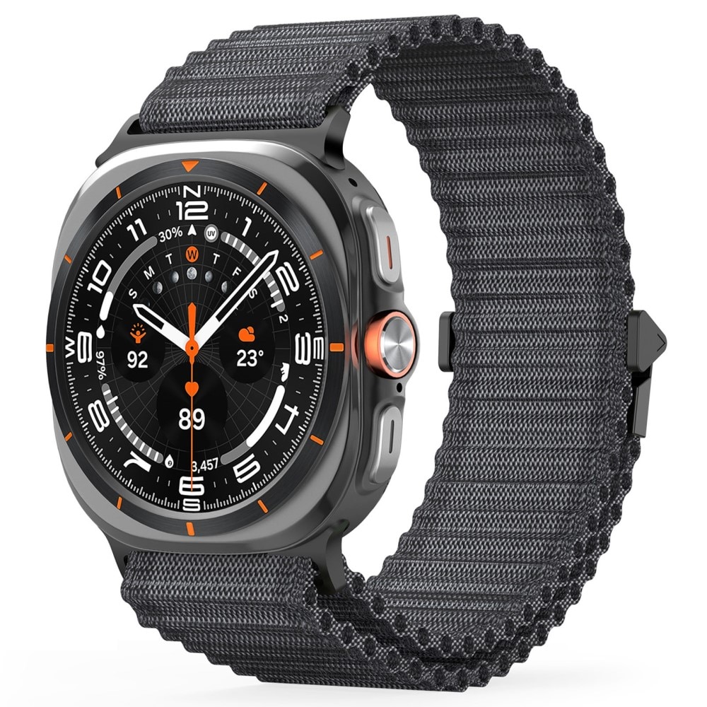 Active Nylon Reim Samsung Galaxy Watch Ultra 47mm grå