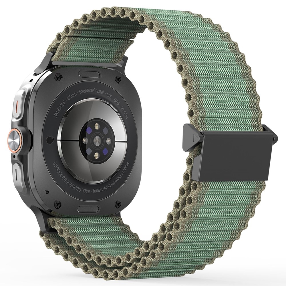 Active Nylon Reim Samsung Galaxy Watch Ultra 47mm grønn