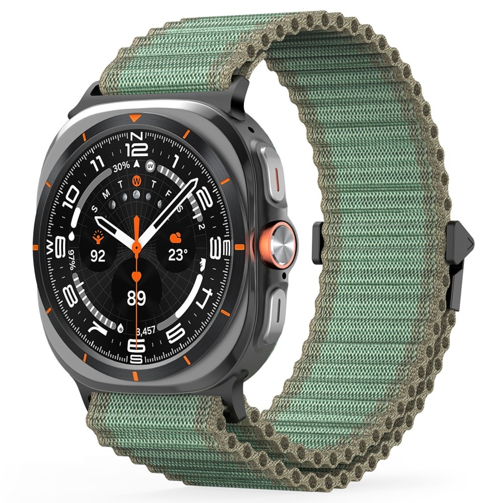 Active Nylon Reim Samsung Galaxy Watch Ultra 47mm grønn