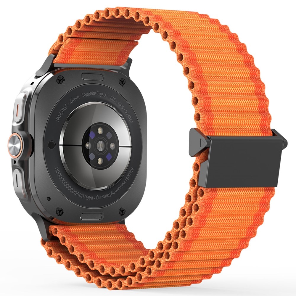 Active Nylon Reim Samsung Galaxy Watch Ultra 47mm oransje