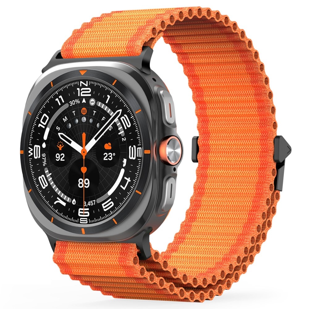 Active Nylon Reim Samsung Galaxy Watch Ultra 47mm Oransje