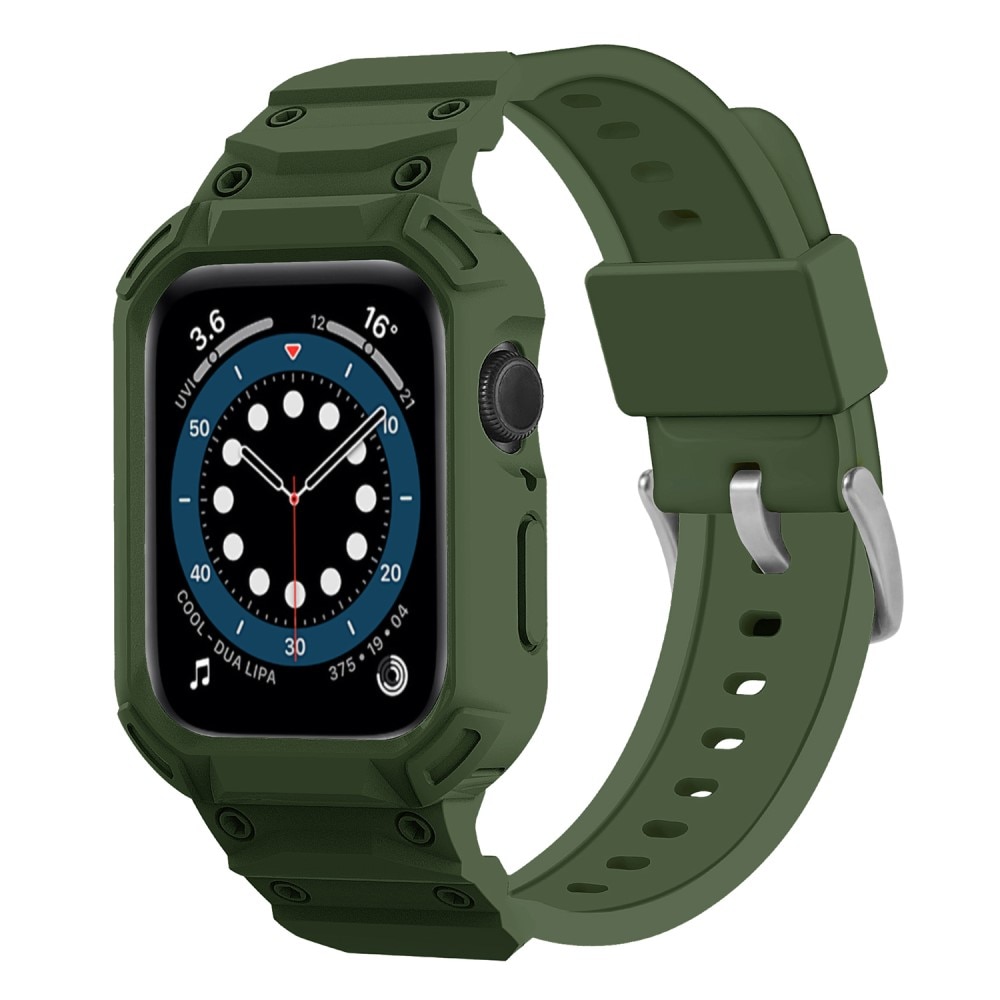 Apple Watch Series 10 46mm Adventure Deksel + Reim mørk grønn