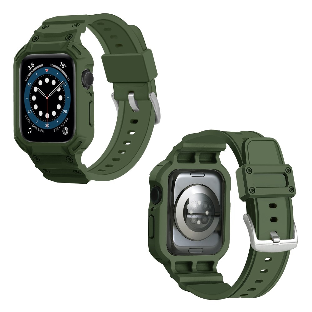 Apple Watch Series 10 46mm Adventure Deksel + Reim mørk grønn