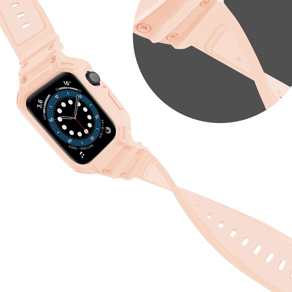 Apple Watch Series 10 42mm Adventure Deksel + Reim rosa