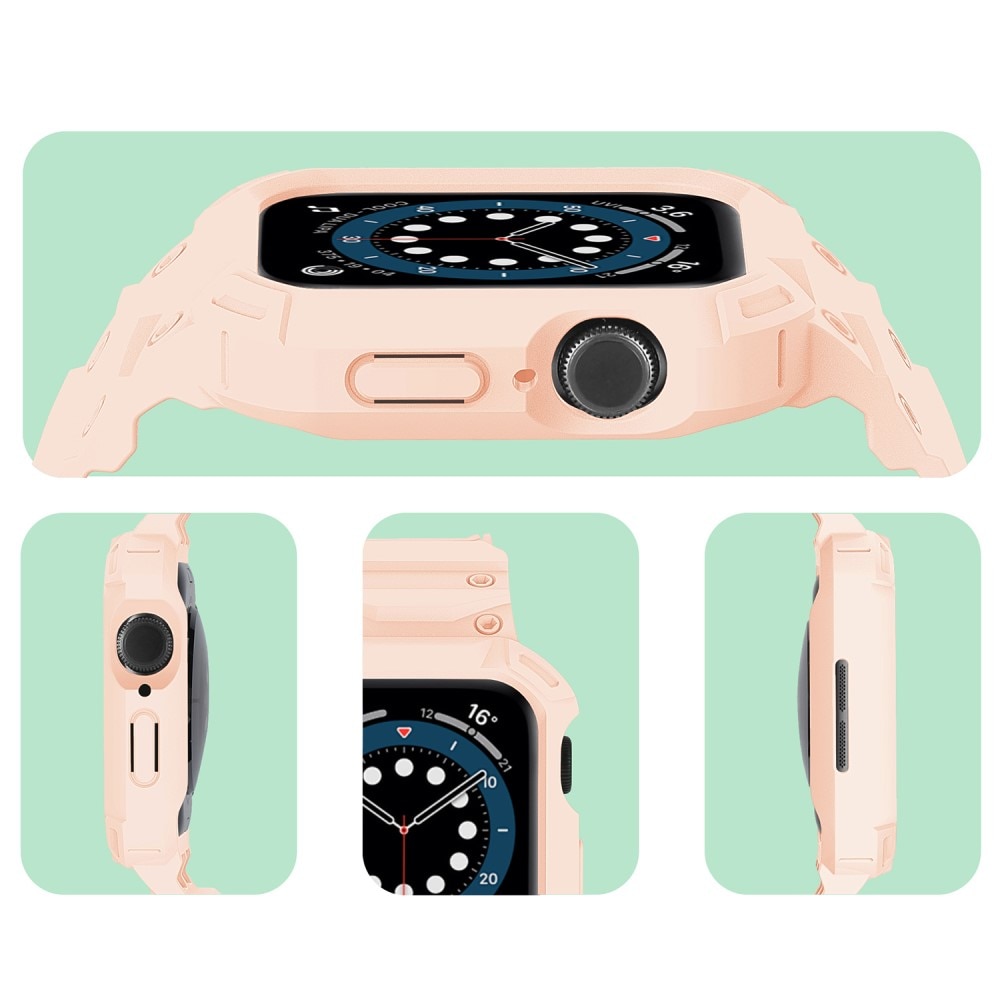 Apple Watch Series 10 42mm Adventure Deksel + Reim rosa