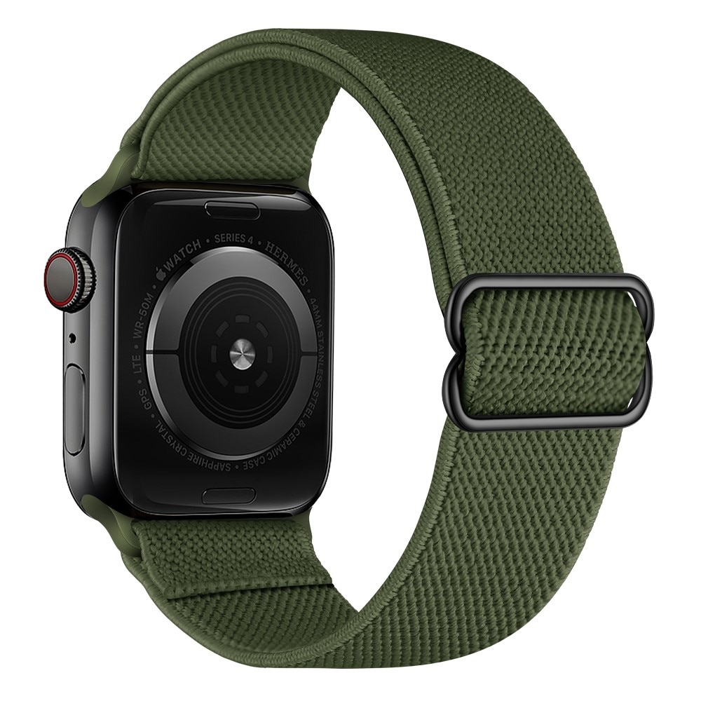 Apple Watch 41mm Series 7 Elastisk Nylonreim grønn
