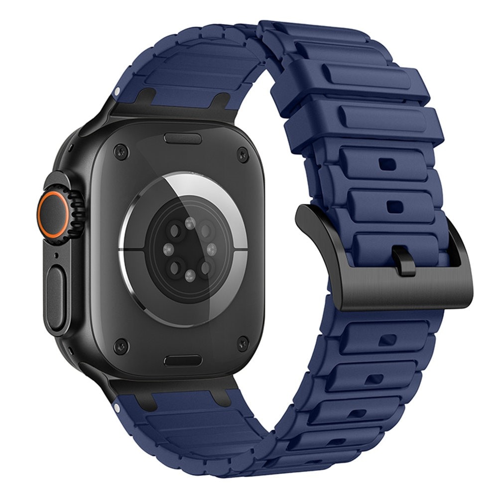 Tough Silicone Strap Apple Watch SE 44mm Mørke blå