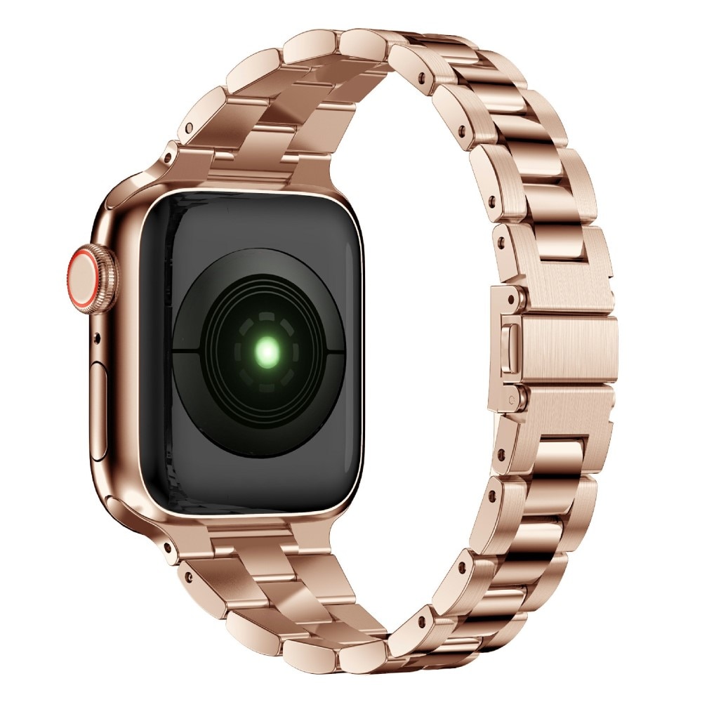 Slim Apple Watch 45mm Series 8 Metal Reim rosegull