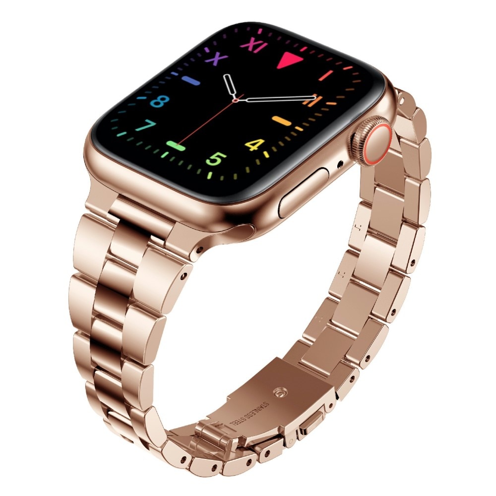 Slim Apple Watch 45mm Series 8 Metal Reim rosegull