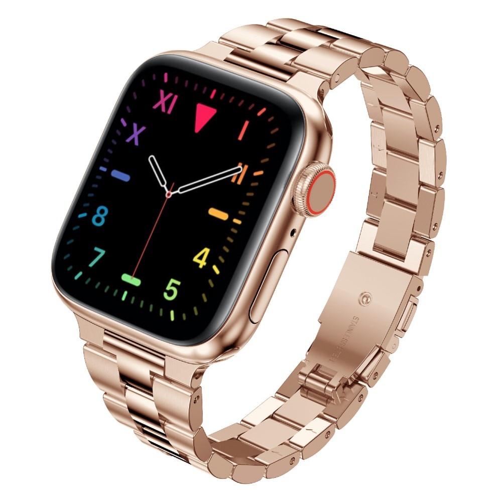 Slim Apple Watch 45mm Series 8 Metal Reim rosegull