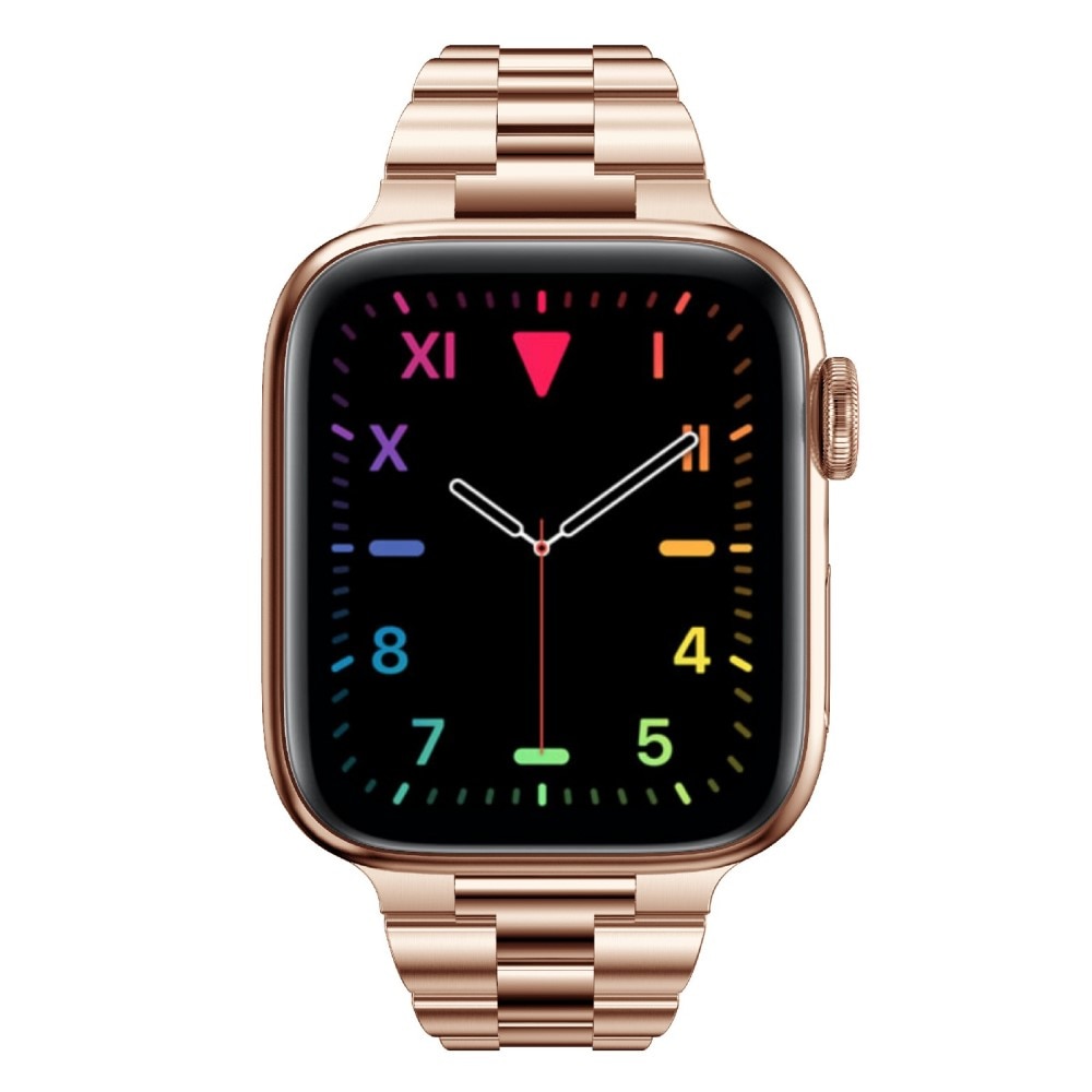 Slim Apple Watch 45mm Series 8 Metal Reim rosegull