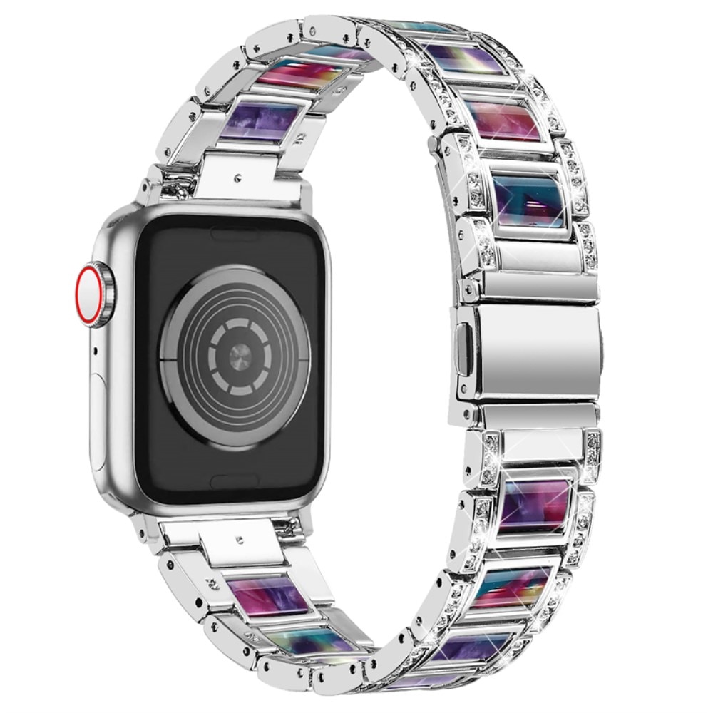 Diamond Bracelet Apple Watch 40mm Silver Space