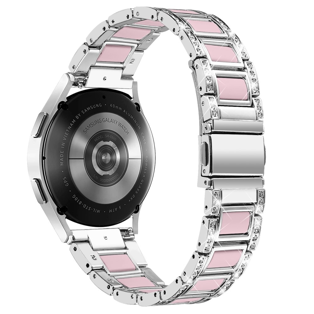 Diamond Bracelet Samsung Galaxy Watch FE Silver Rose