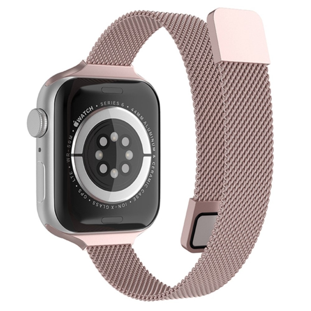 Apple Watch 42/44/45/49mm Reim Slim Milanese Loop rosa gull