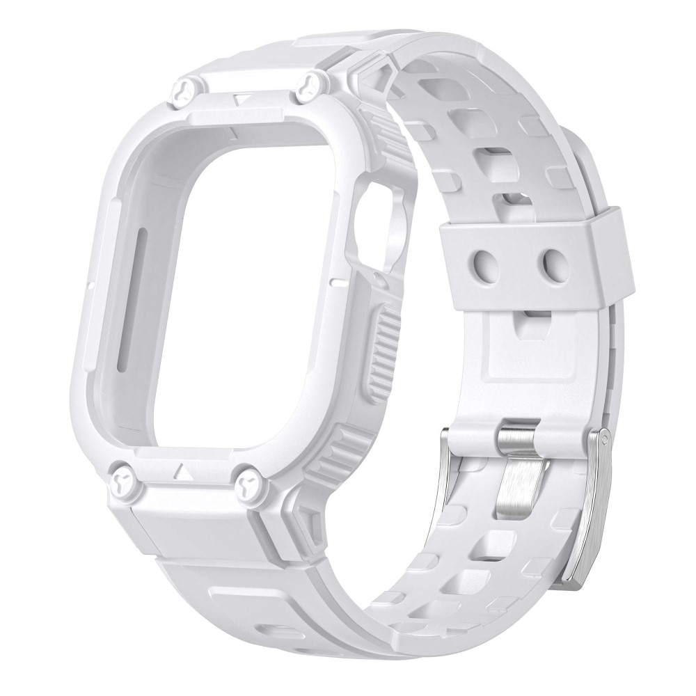 Apple Watch 45mm Series 7 Adventure Deksel + Reim hvit