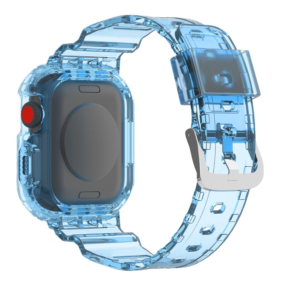 Apple Watch 44mm Crystal Deksel + Reim blå