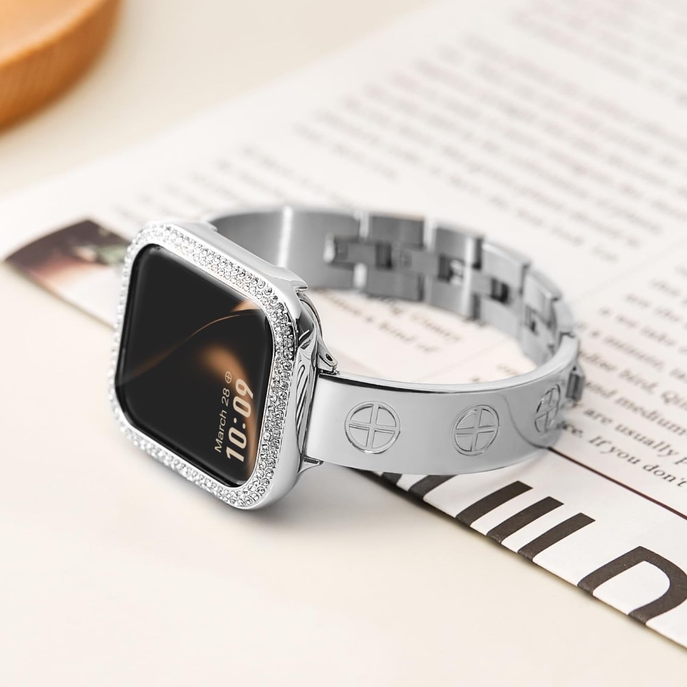 Bangle Cross Bracelet Apple Watch 41mm Series 7 gull