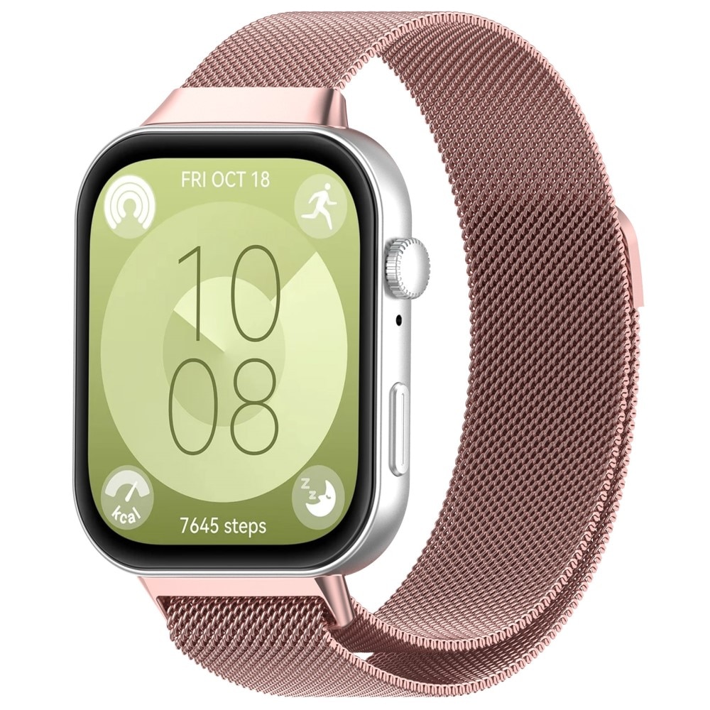 Huawei Watch Fit 3 Reim Milanese Loop rosa gull