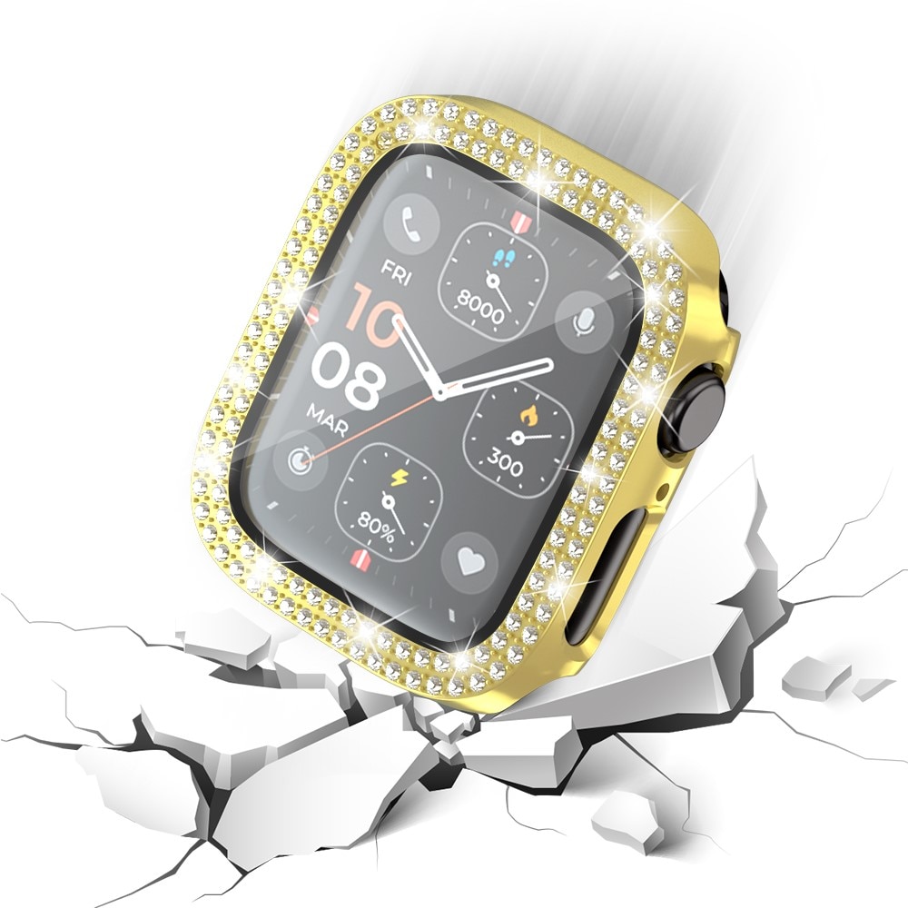 Full Cover Case Rhinestone Apple Watch Series 4-6 44mm gull